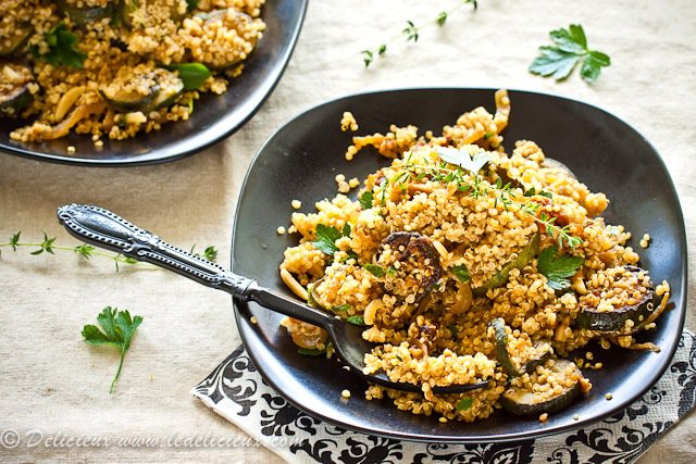 MEDitSimple Cuisine: Quinoa with Courgettes