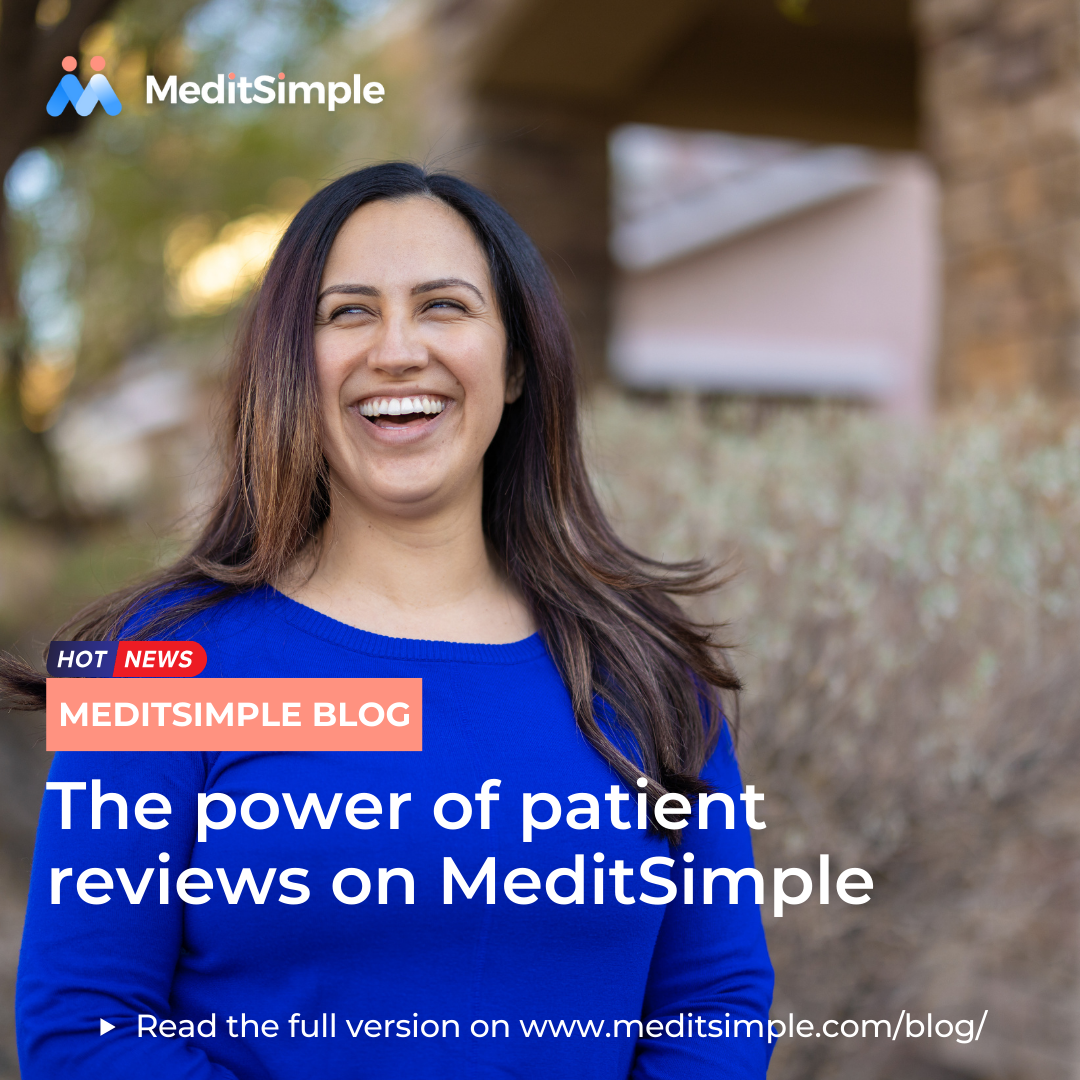 The power of patient reviews on MeditSimple