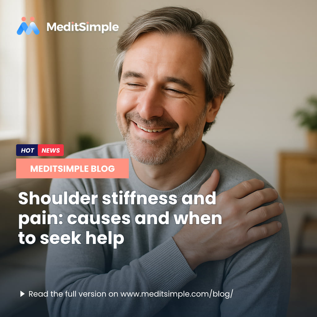 Shoulder stiffness and pain: causes and when to seek help